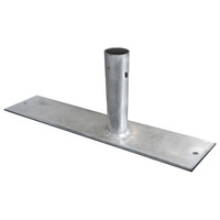 Crowd Control Barrier Metal Feet HD