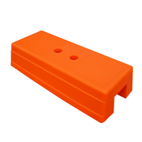 Temporary Fence Foot Concrete Filled 32kg Orange