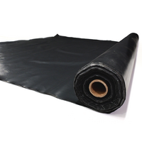 Builders Plastic Black 4m x 50m